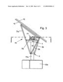 Mounting frame for supporting sheet-type solar panels diagram and image