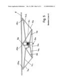 Mounting frame for supporting sheet-type solar panels diagram and image