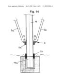 Mounting frame for supporting sheet-type solar panels diagram and image