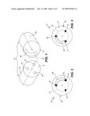 ROTOR ELEMENT FOR A SHEAR VALVE WITH SUBTERRANEAN PASSAGE AND METHOD diagram and image