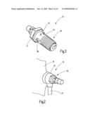 CONNECTOR CLAMP WITH PRESSURE VALVE diagram and image