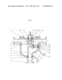 Multi-way valve with fan-shaped flow channel sealing pair diagram and image