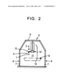 APPARATUS FOR THE FILLING OF BAGS HAVING AT LEAST ONE OPENING THEREIN AND HAVING SPACE TO PERMIT DECREASED ACCUMULATION OF FILLING MATERIALS diagram and image