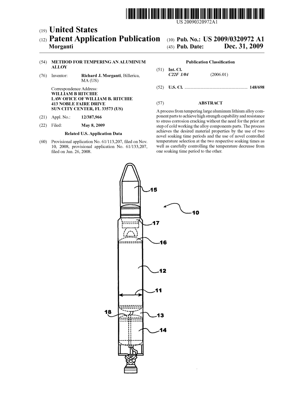 Method for tempering an aluminum alloy - diagram, schematic, and image 01