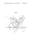 INTERMITTENT CUTTING TRANSFERRING DEVICE diagram and image