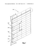 RETRACTABLE SHADE WITH COLLAPSIBLE VANES diagram and image