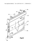 RETRACTABLE SHADE WITH COLLAPSIBLE VANES diagram and image