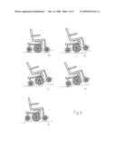 WHEELCHAIR WITH MIDDLE WHEEL DRIVE diagram and image