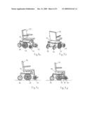 WHEELCHAIR WITH MIDDLE WHEEL DRIVE diagram and image