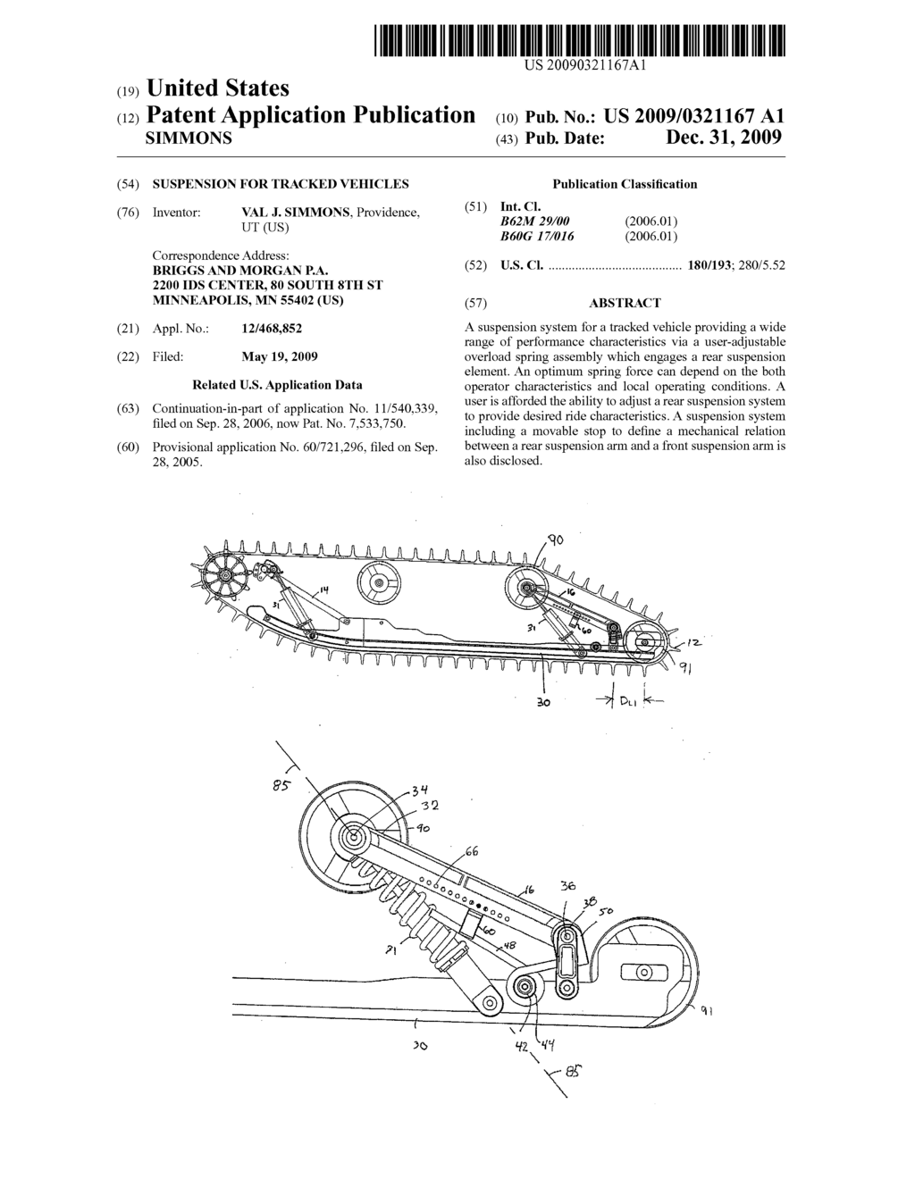 SUSPENSION FOR TRACKED VEHICLES - diagram, schematic, and image 01