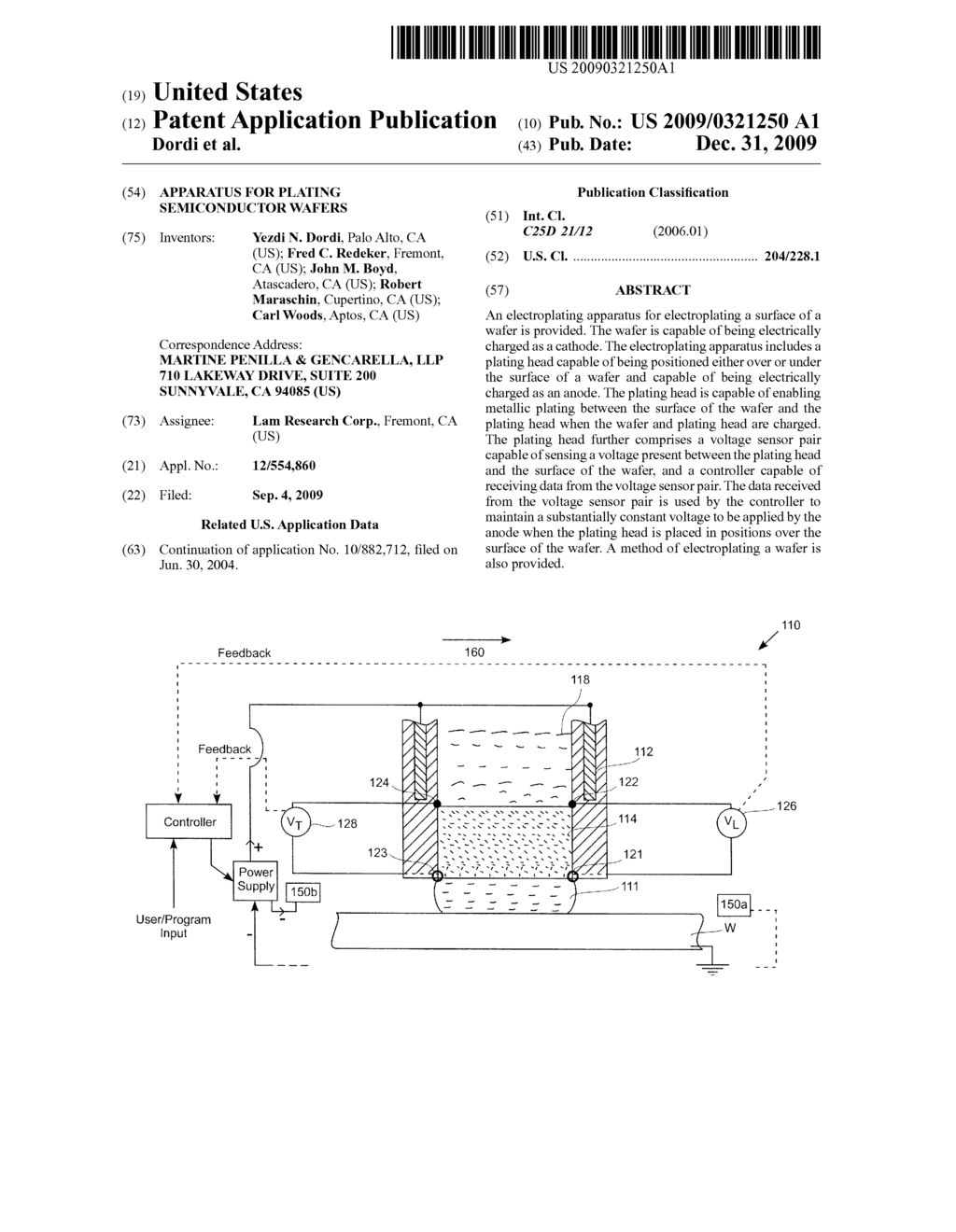 Apparatus for Plating Semiconductor Wafers - diagram, schematic, and image 01