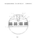 Vertically Movable Passageway for Rest Rooms in Ceiling Region diagram and image