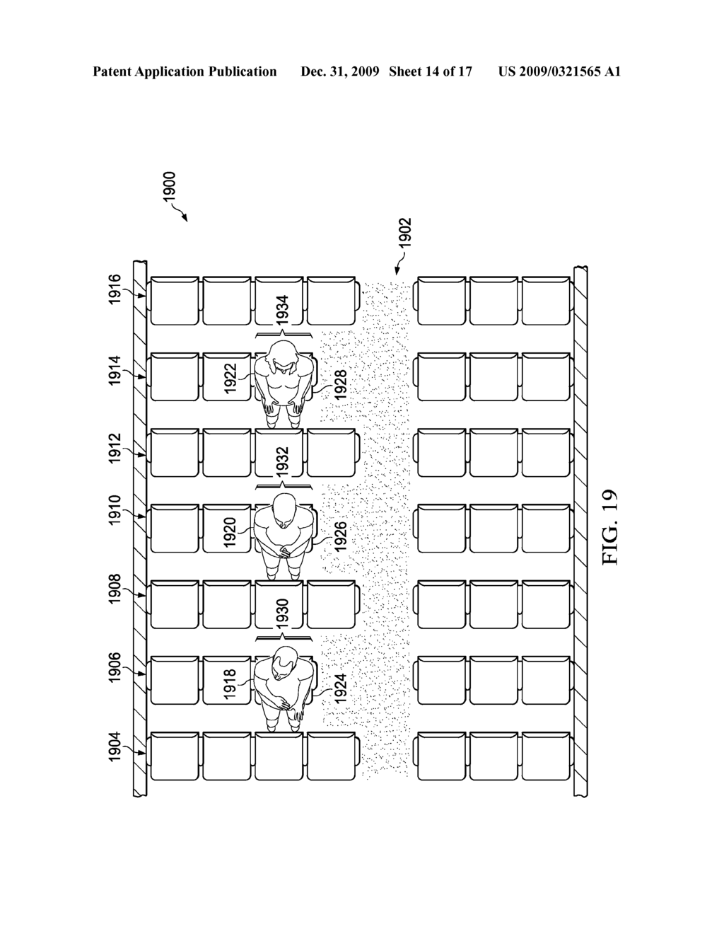 SYNTHETIC AISLE CONFIGURATION FOR AN AIRCRAFT - diagram, schematic, and image 15