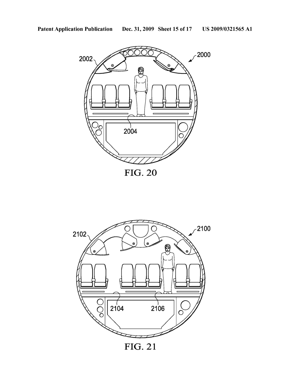 SYNTHETIC AISLE CONFIGURATION FOR AN AIRCRAFT - diagram, schematic, and image 16