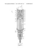 Distributed stiffness biasing spring for actuator system and fuel injector using same diagram and image