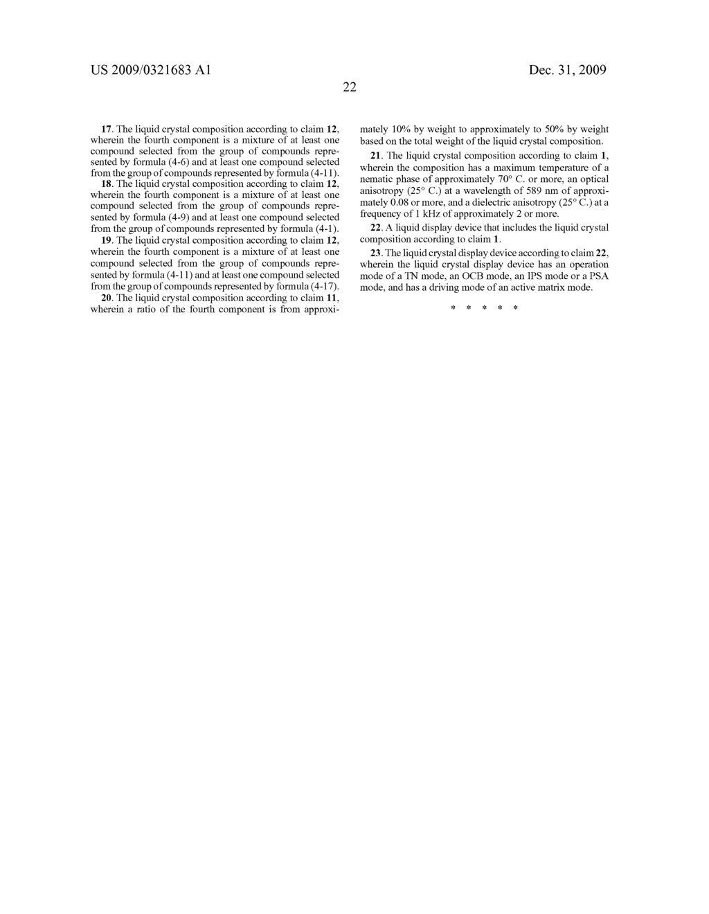 LIQUID CRYSTAL COMPOSITION AND LIQUID CRYSTAL DISPLAY DEVICE - diagram, schematic, and image 23