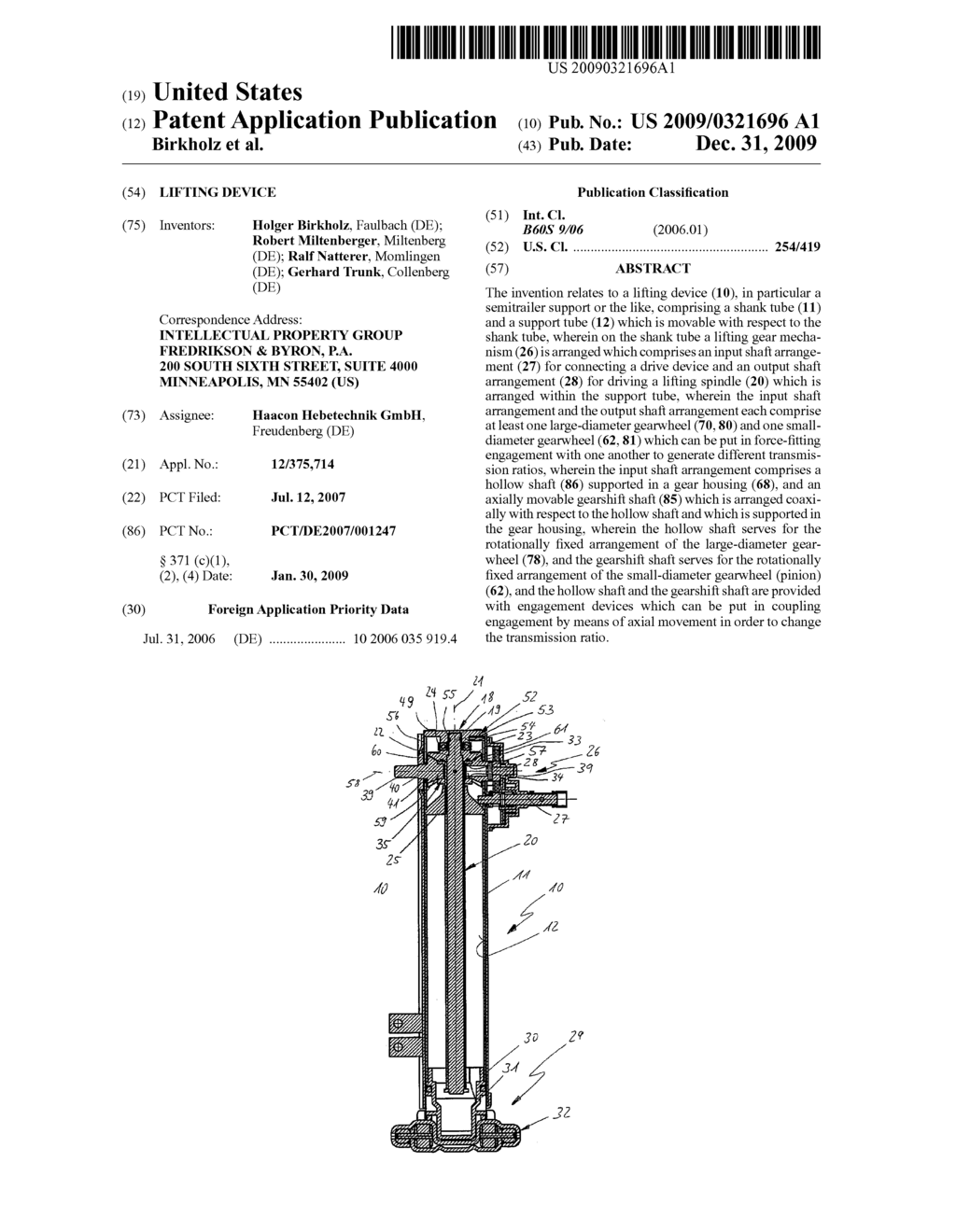 LIFTING DEVICE - diagram, schematic, and image 01