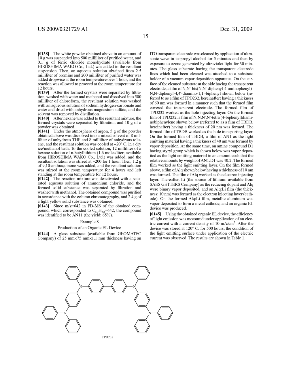 Anthracene Derivatives and Organic Electroluminescent Devices Made by Using the Same - diagram, schematic, and image 16