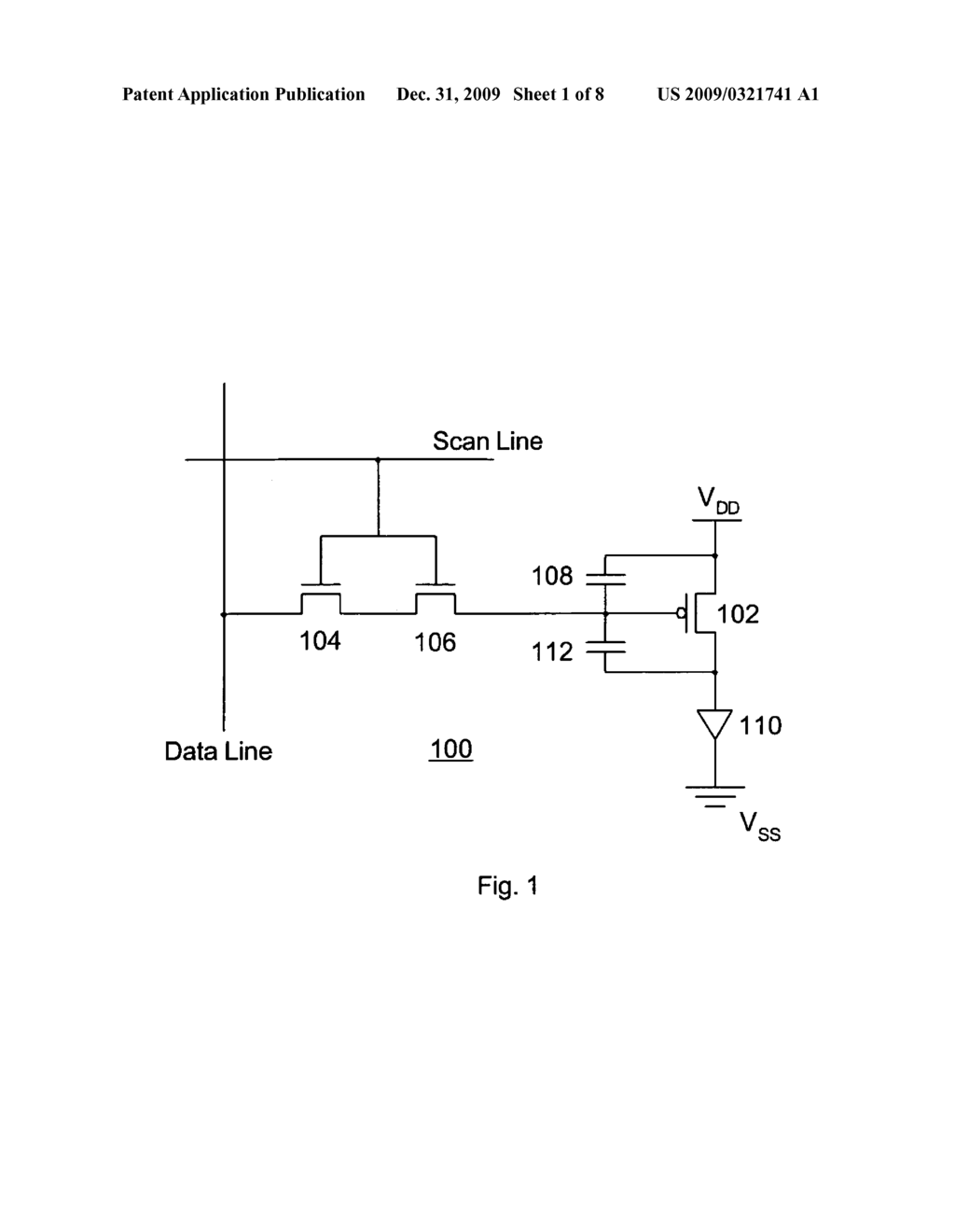 STORAGE CAPACITOR IN OLED PIXELS AND DRIVING CIRCUITS AND METHOD FOR FORMING THE SAME - diagram, schematic, and image 02