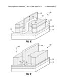 STRUCTURES, FABRICATION METHODS, DESIGN STRUCTURES FOR STRAINED FIN FIELD EFFECT TRANSISTORS (FINFETS) diagram and image