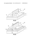 STRUCTURES, FABRICATION METHODS, DESIGN STRUCTURES FOR STRAINED FIN FIELD EFFECT TRANSISTORS (FINFETS) diagram and image