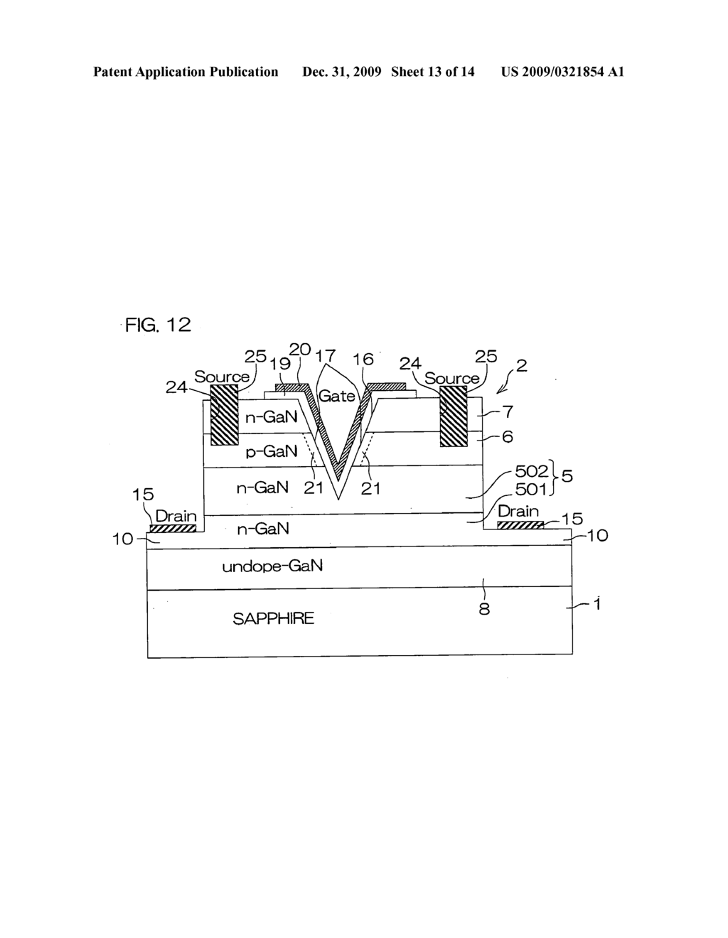 MIS FIELD EFFECT TRANSISTOR AND METHOD FOR MANUFACTURING THE SAME - diagram, schematic, and image 14