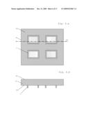 Method for production of packaged electronic components, and a packaged electronic component diagram and image