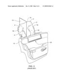 Folding method for door mounted inflatable curtain diagram and image