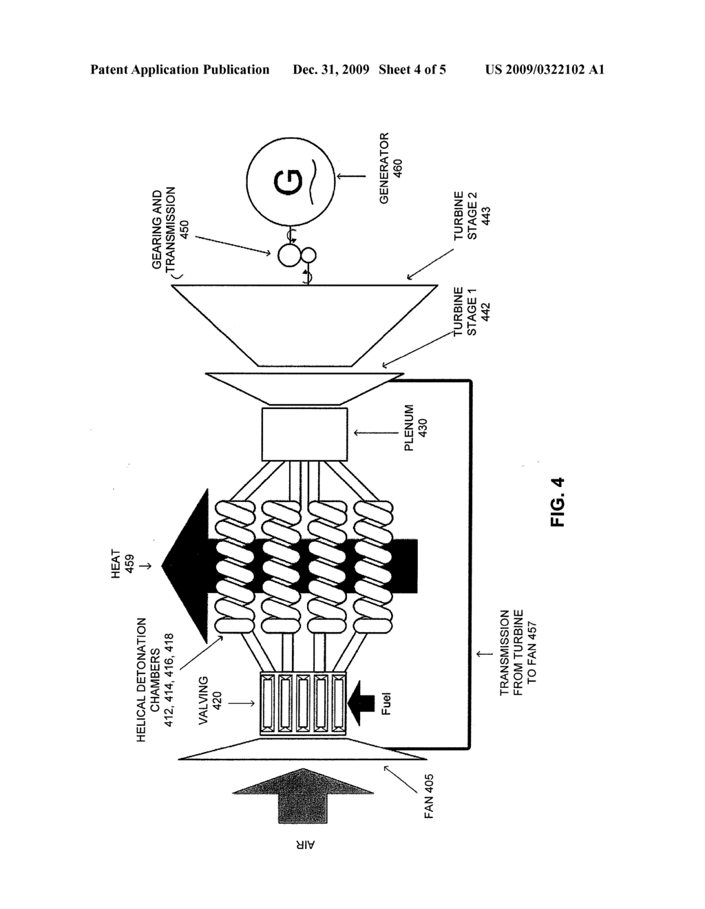 System and Method for Power Production Using a Hybrid Helical Detonation Device - diagram, schematic, and image 05