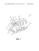 Opposed fork food grasping device diagram and image