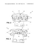 Opposed fork food grasping device diagram and image