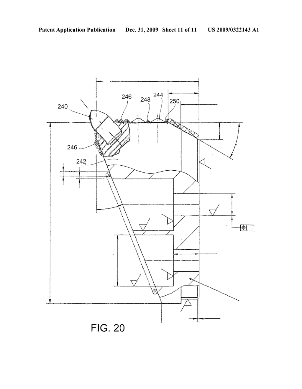 CUTTER INSERT GUM MODIFICATION METHOD AND APPARATUS - diagram, schematic, and image 12