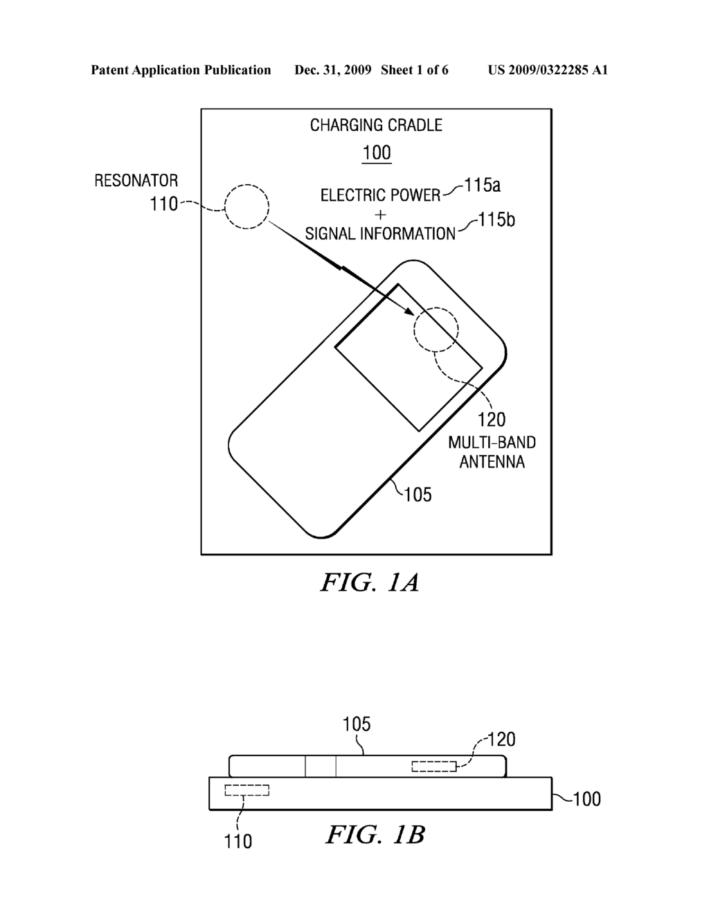 Method and Apparatus for Wireless Charging Using a Multi-Band Antenna - diagram, schematic, and image 02