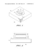 TEST INTERPOSER HAVING ACTIVE CIRCUIT COMPONENT AND METHOD THEREFOR diagram and image