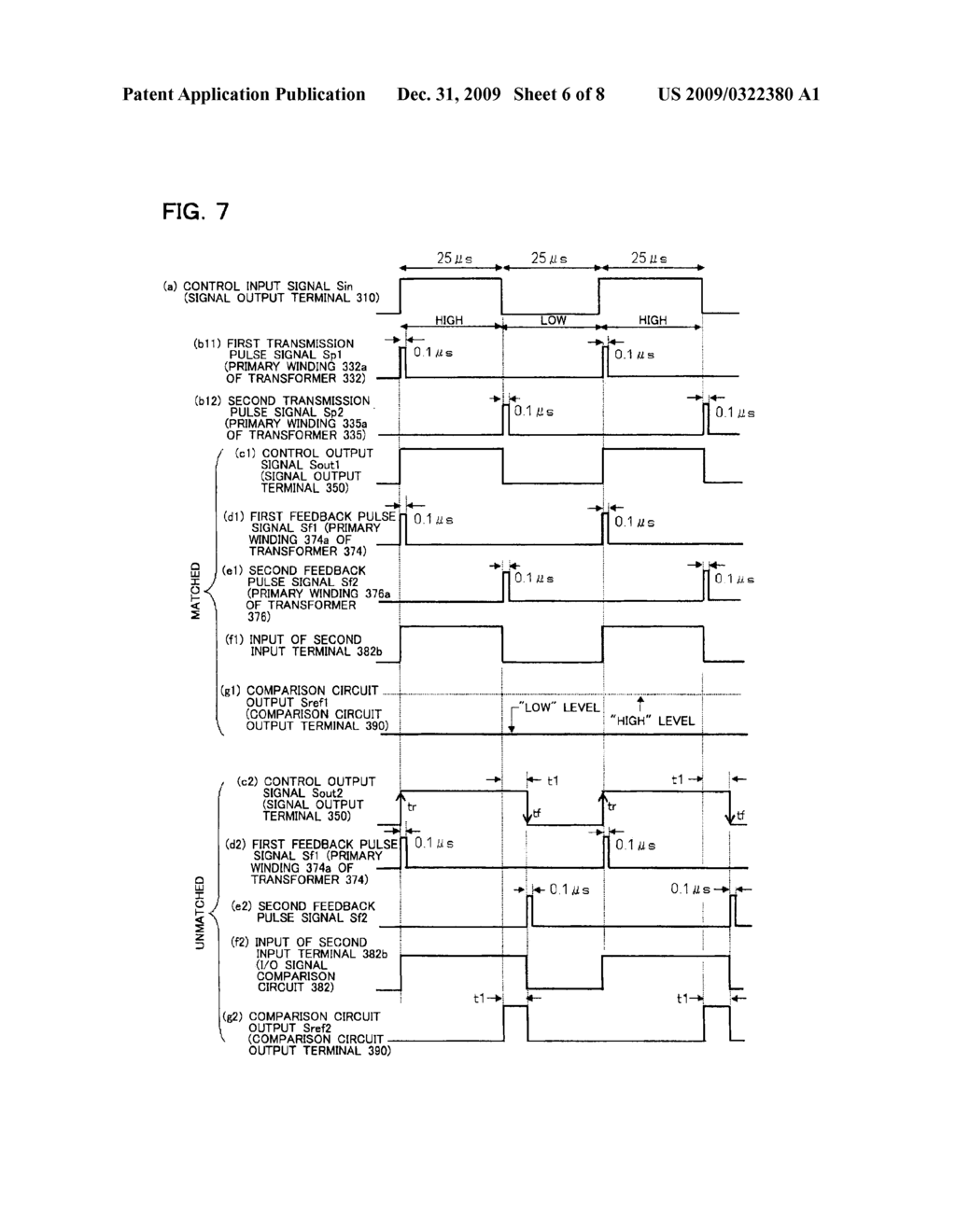 DRIVE CIRCUIT DEVICE FOR A POWER SEMICONDUCTOR, AND SIGNAL TRANSFER CIRCUIT DEVICE FOR USE THEREIN - diagram, schematic, and image 07