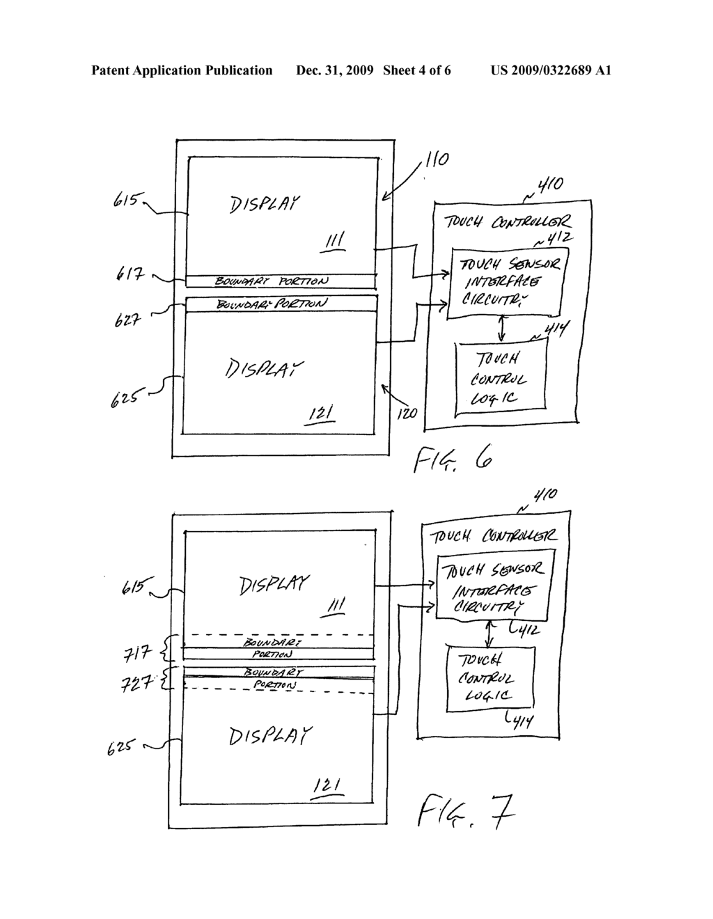 TOUCH INPUT ACROSS TOUCH-SENSITIVE DISPLAY DEVICES - diagram, schematic, and image 05