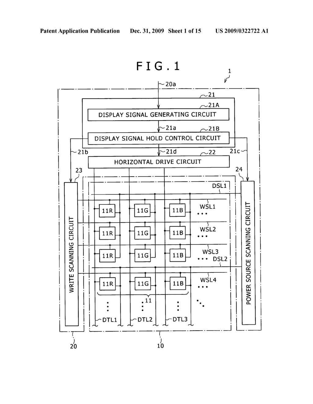 Display device, a method of driving the same, and electronic apparatus including the same - diagram, schematic, and image 02