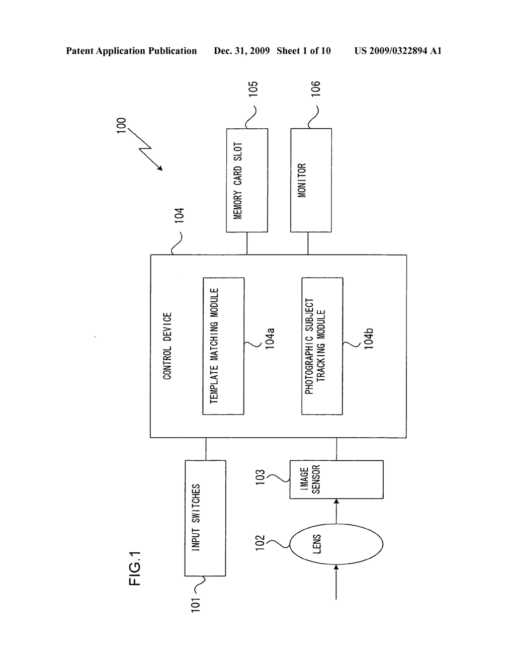 Computer program product for photographic subject tracking, photographic subject tracking device, and camera - diagram, schematic, and image 02