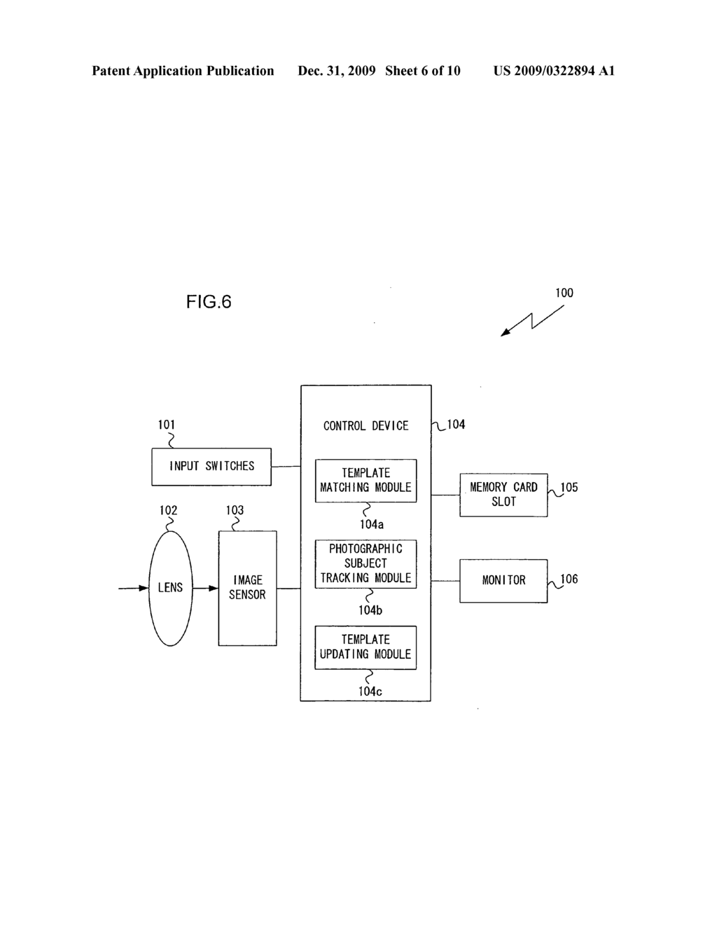 Computer program product for photographic subject tracking, photographic subject tracking device, and camera - diagram, schematic, and image 07