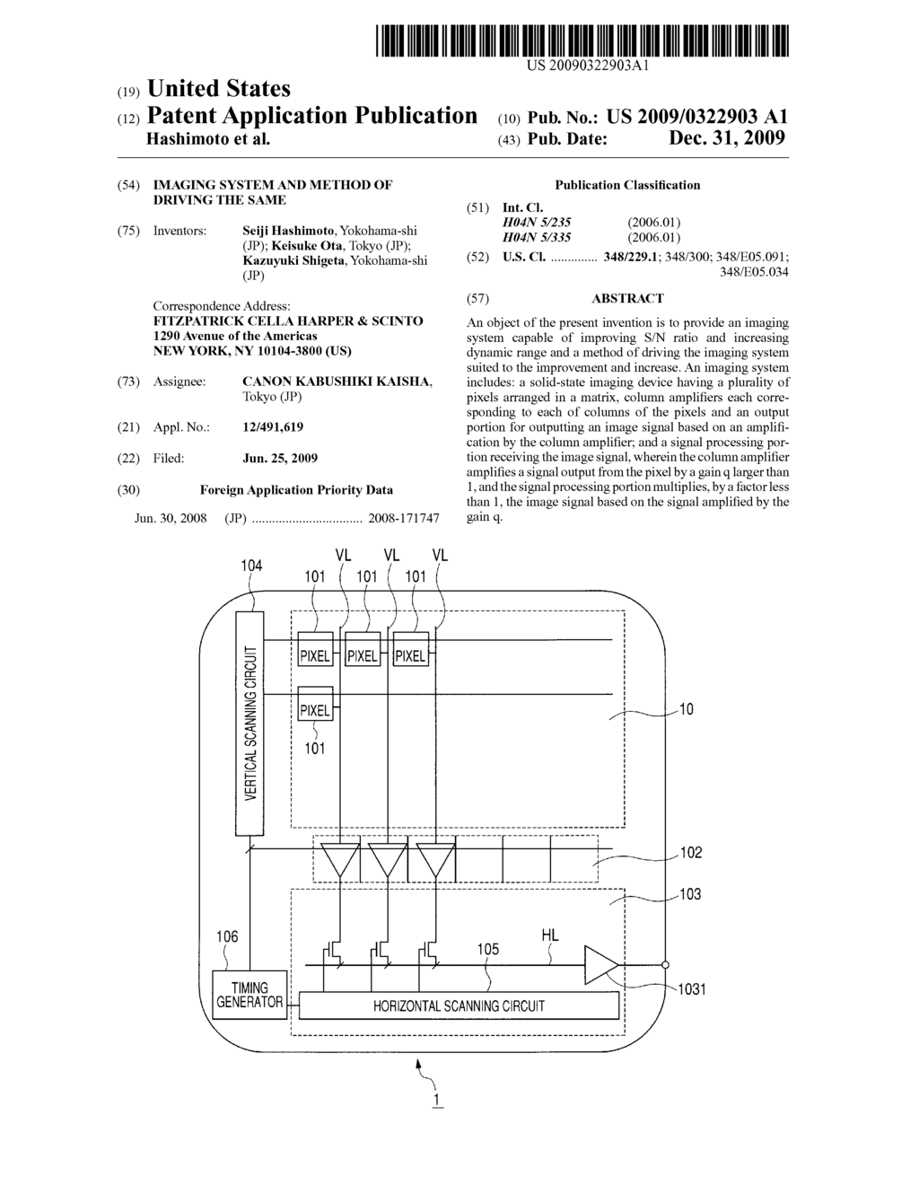 IMAGING SYSTEM AND METHOD OF DRIVING THE SAME - diagram, schematic, and image 01