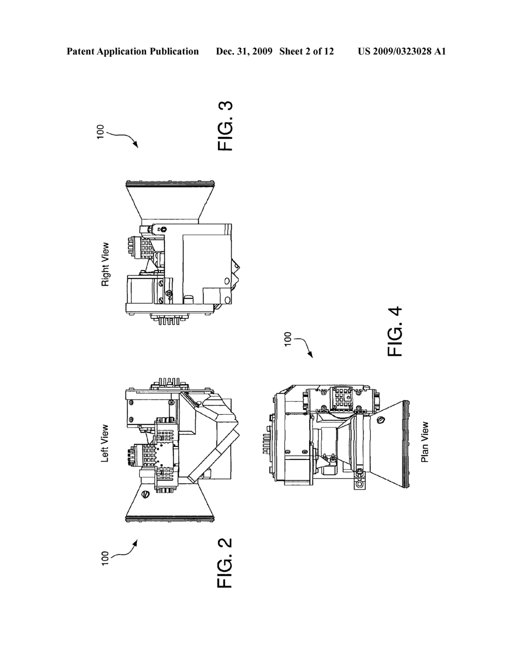 Optical system for a digital light projection system including a 3-channel LED array light engine - diagram, schematic, and image 03