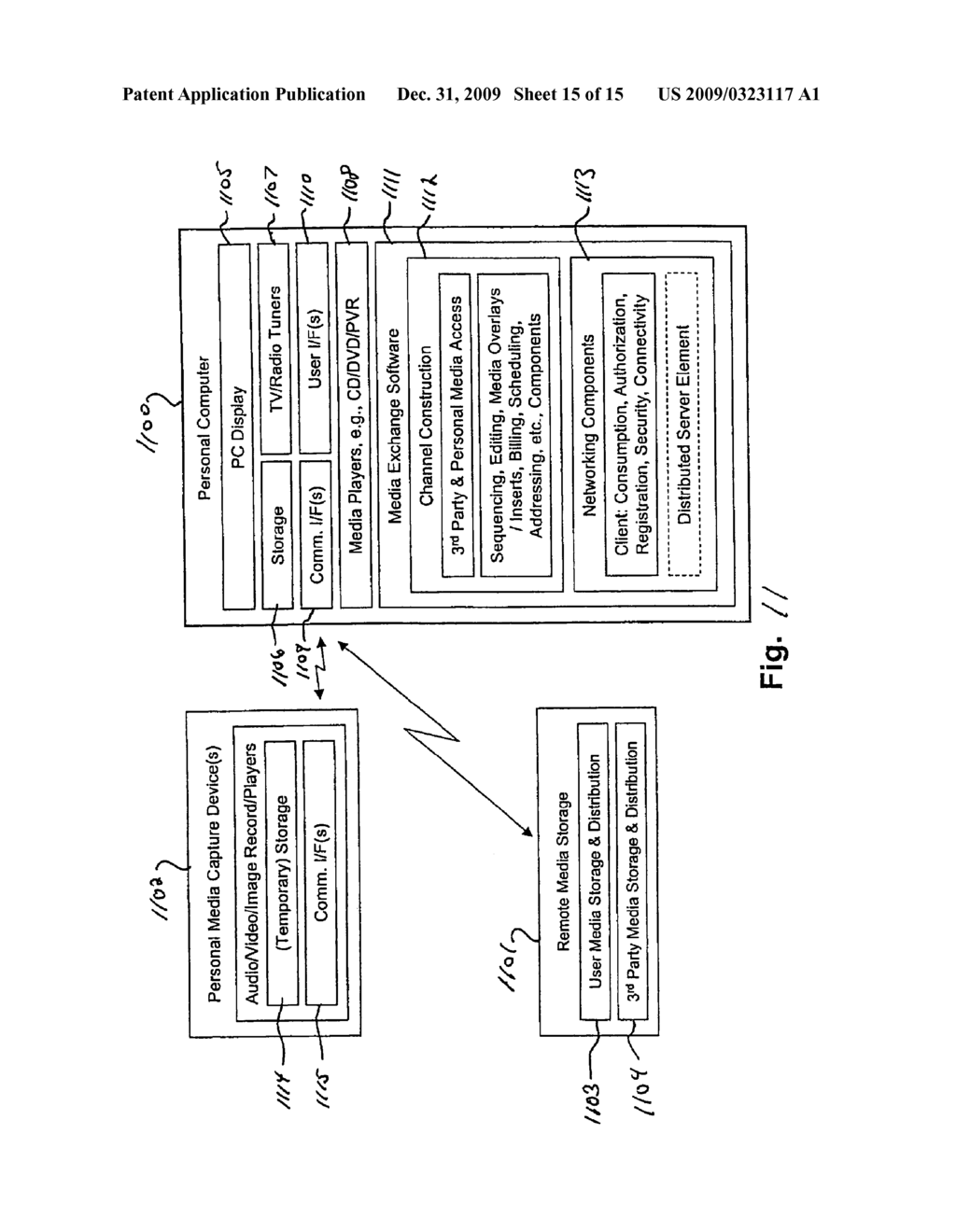 PRINTER RESOURCE SHARING IN A MEDIA EXCHANGE NETWORK - diagram, schematic, and image 16