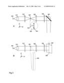 Scanned, one-dimensional, phased-array display system diagram and image