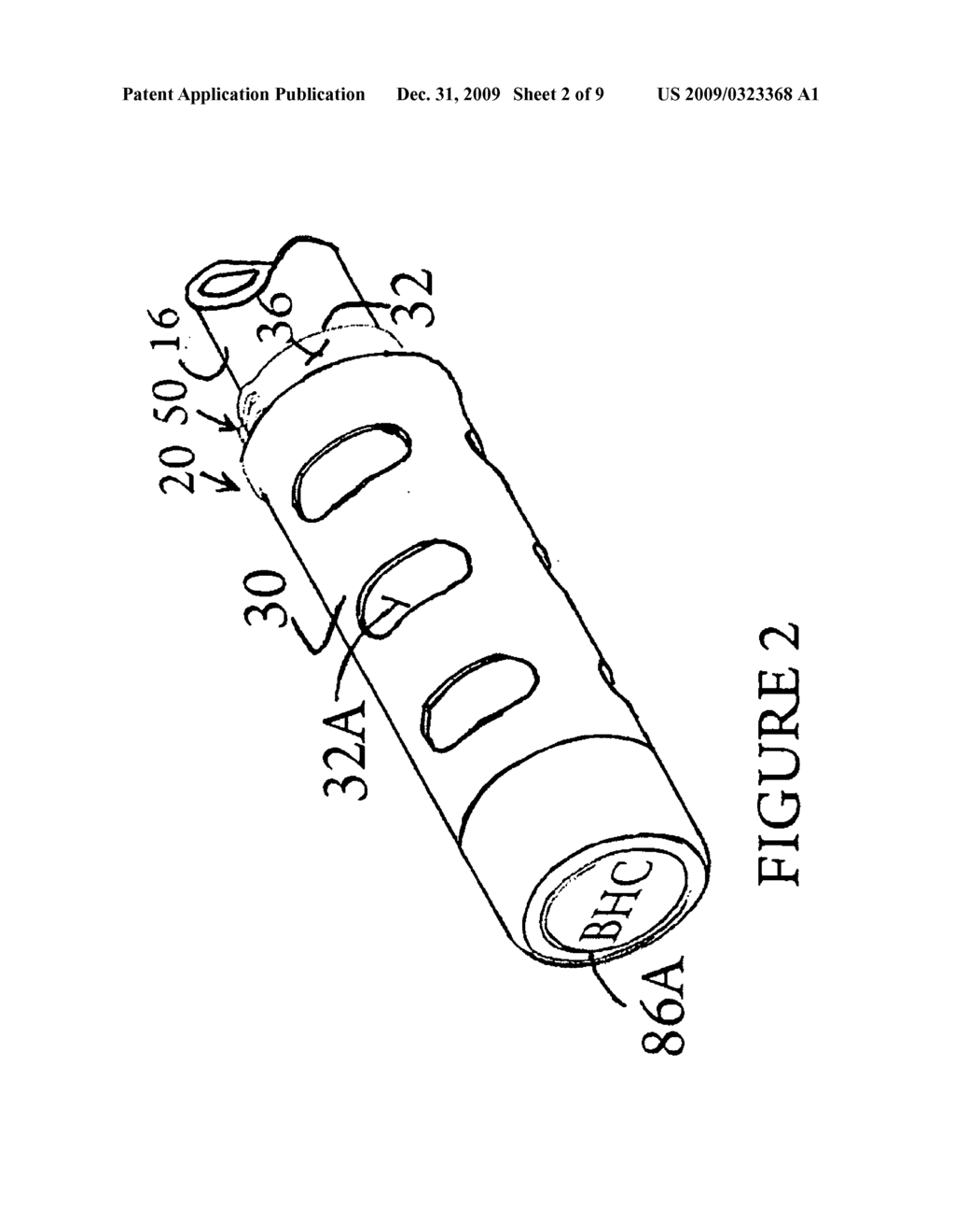 Light emitting hand grip, foot peg or foot rest for a cycle - diagram, schematic, and image 03