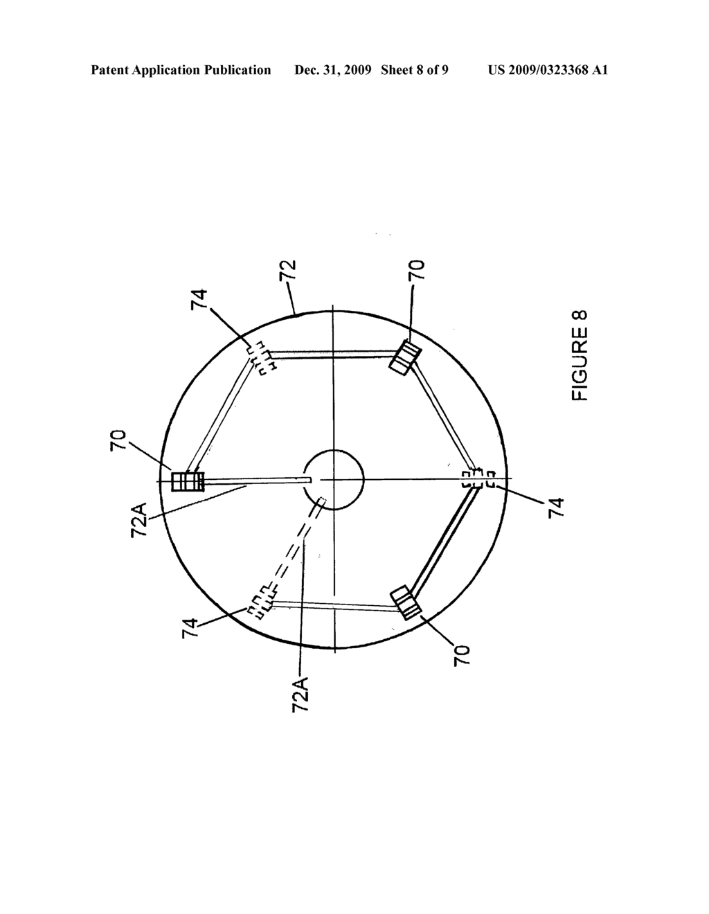 Light emitting hand grip, foot peg or foot rest for a cycle - diagram, schematic, and image 09