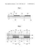 CONNECTION STRUCTURE OF FLEXIBLE PRINTED CIRCUITS AND OPTICAL PICKUP DEVICE INCLUDING THE CONNECTION STRUCTURE diagram and image