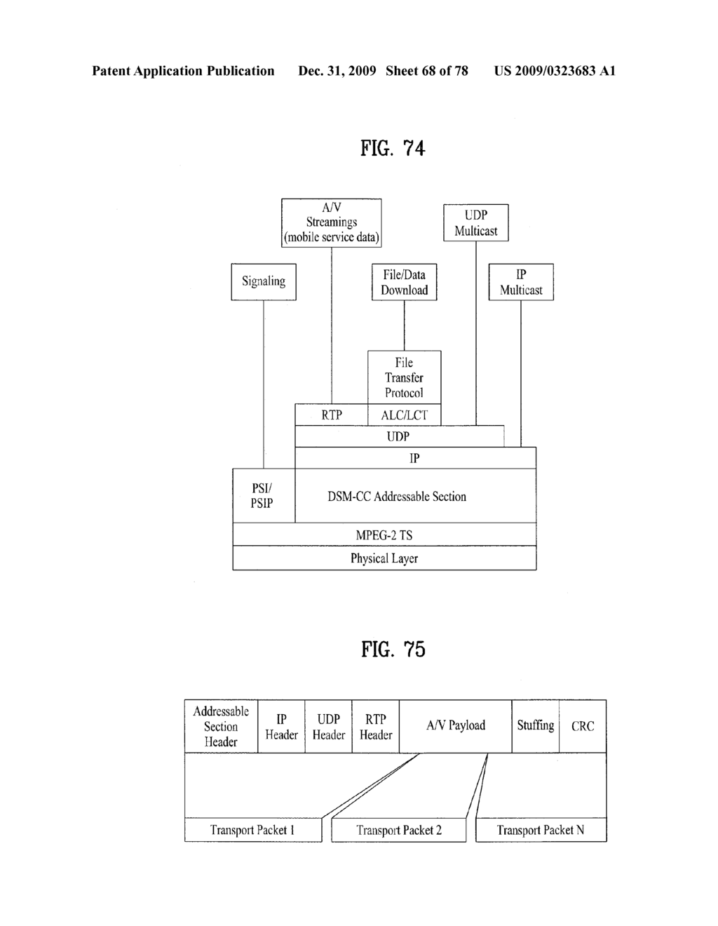 DIGITAL BROADCASTING SYSTEM AND DATA PROCESSING METHOD - diagram, schematic, and image 69