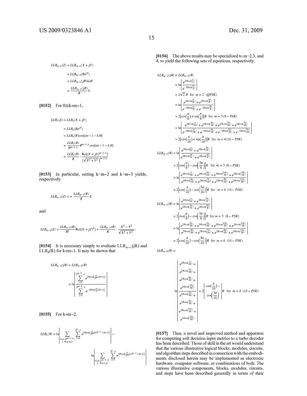 METHOD AND APPARATUS FOR COMPUTING SOFT DECISION INPUT METRICS TO A TURBO DECODER - diagram, schematic, and image 32