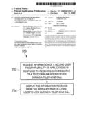 SYSTEM AND METHOD FOR PROVIDING INFORMATION TO A USER OF A TELEPHONE ABOUT ANOTHER PARTY ON A TELEPHONE CALL diagram and image