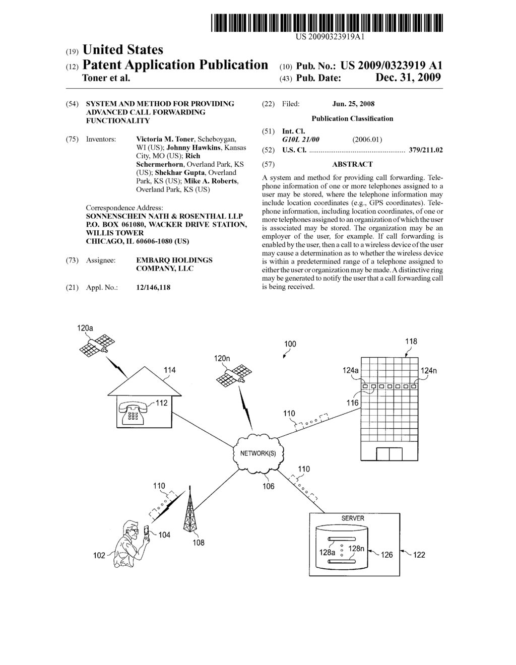 SYSTEM AND METHOD FOR PROVIDING ADVANCED CALL FORWARDING FUNCTIONALITY - diagram, schematic, and image 01